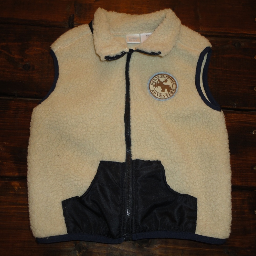Petite Bears Wool Vest Size 24 Months
